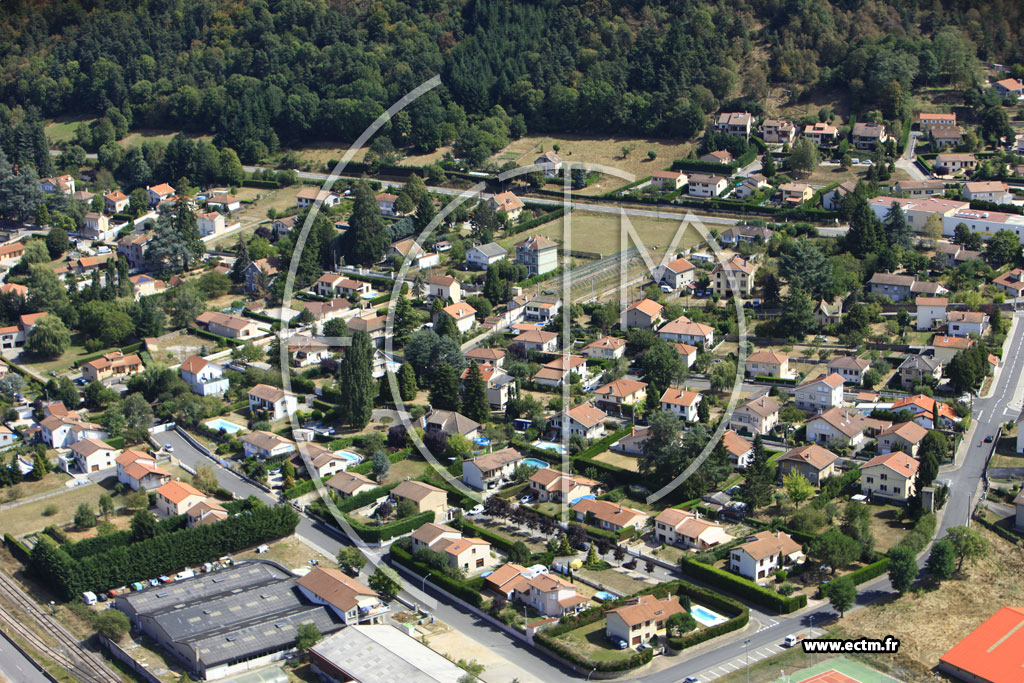 Photo arienne de Aurec-sur-Loire (Les Ollagnires)