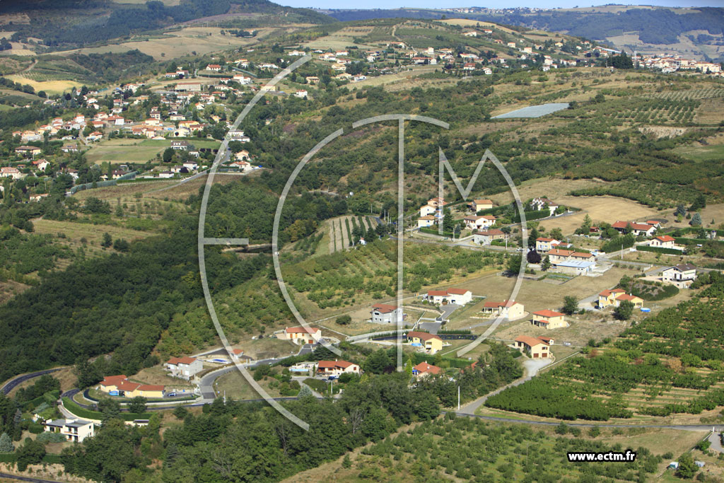 Photo arienne de La Grand-Croix (Route de Cellieu)