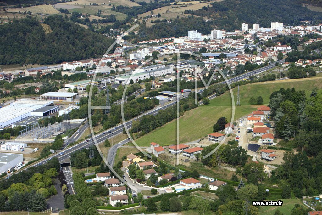 Photo arienne de Le Chambon-Feugerolles (Fayol)