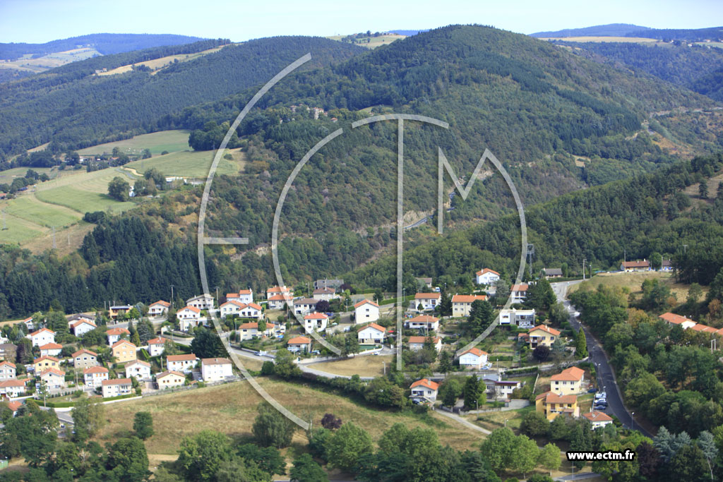 Photo arienne de Le Chambon-Feugerolles (La Michalire)