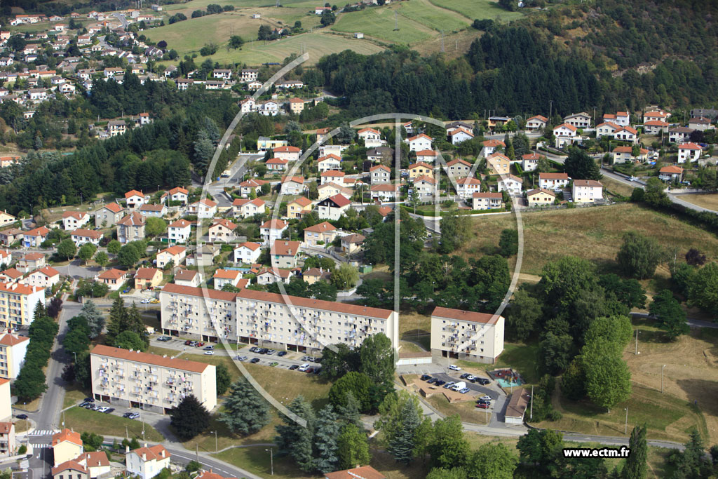 Photo arienne de Le Chambon-Feugerolles (La Romire)