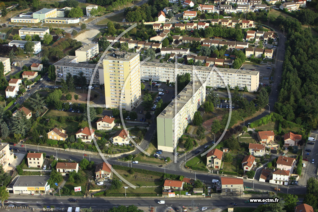 Photo arienne de Rive-de-Gier (Le Grand Pont)