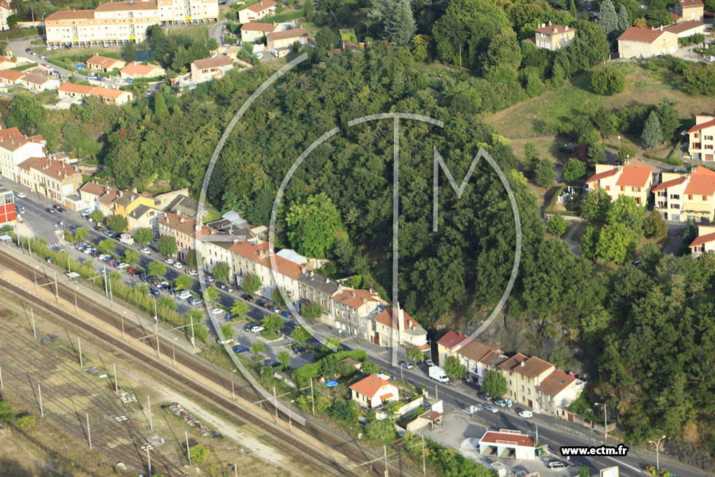 Photo arienne de Rive-de-Gier (Rue Edouard Vaillant)