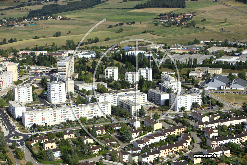 Photo arienne de Saint-Chamond (Fontsala)