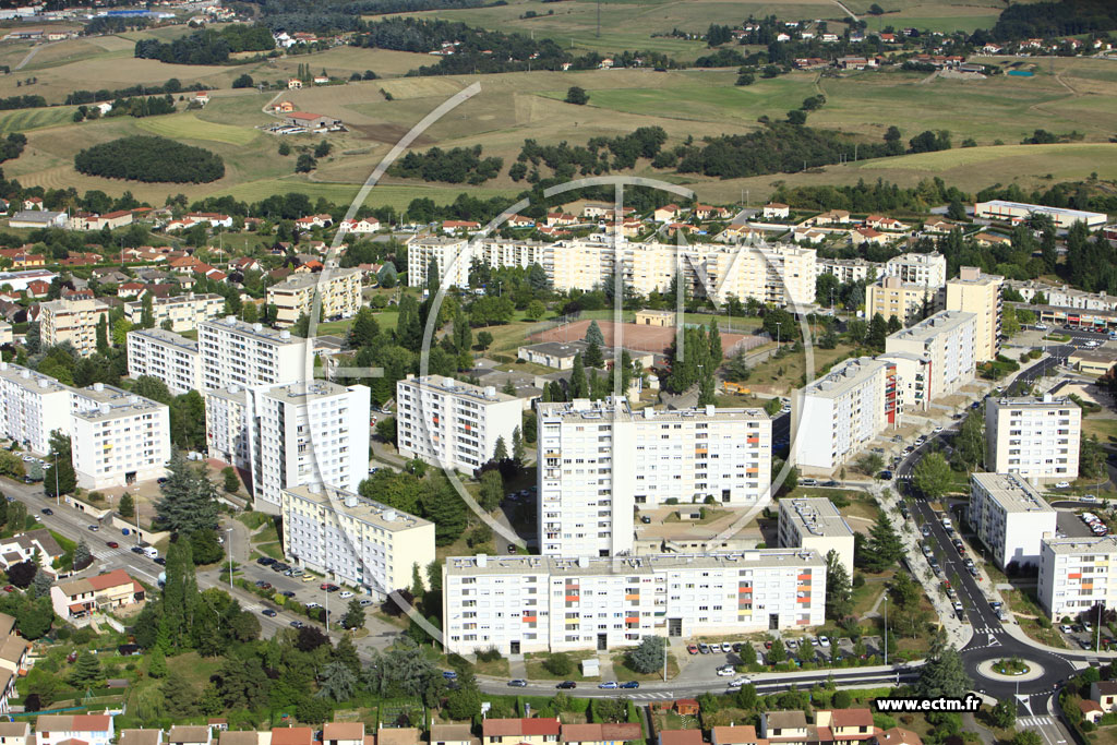 Photo arienne de Saint-Chamond (Fontsala)