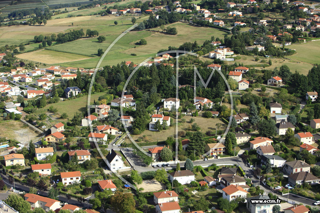 Photo arienne de Saint-Chamond (La Ravacholire)