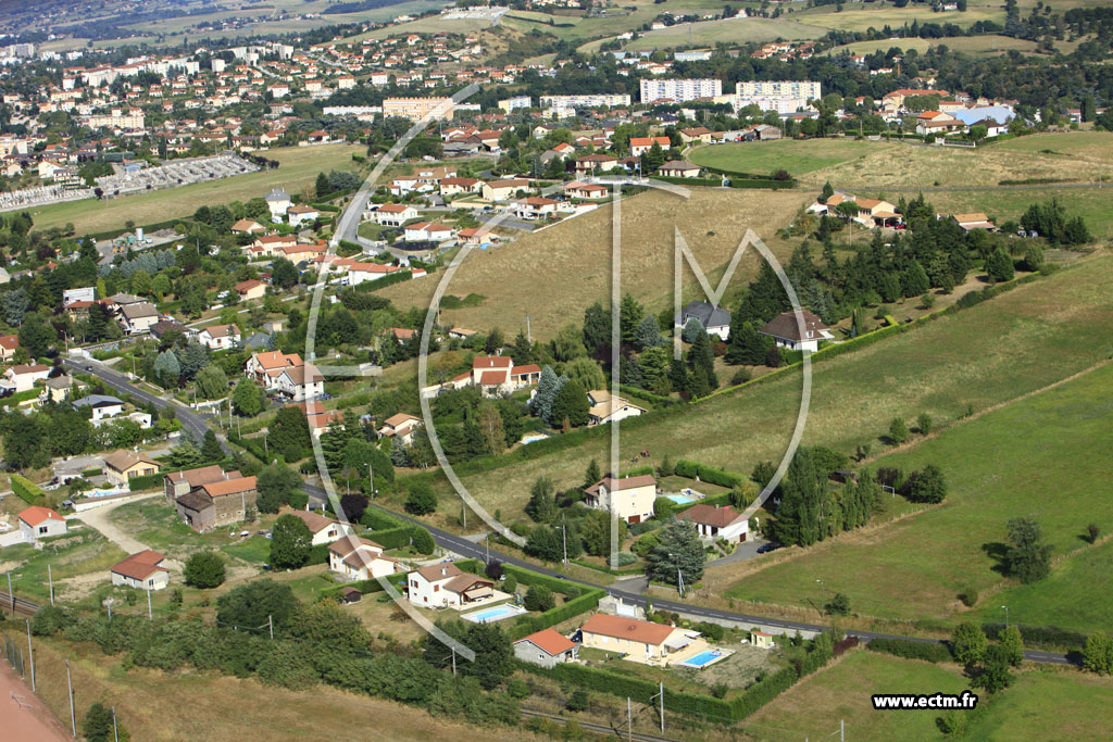 Photo arienne de Saint-Chamond (Route de la Chabure)