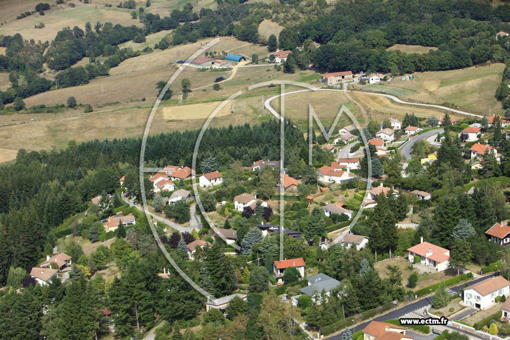 Photo arienne de Saint-Didier-en-Velay