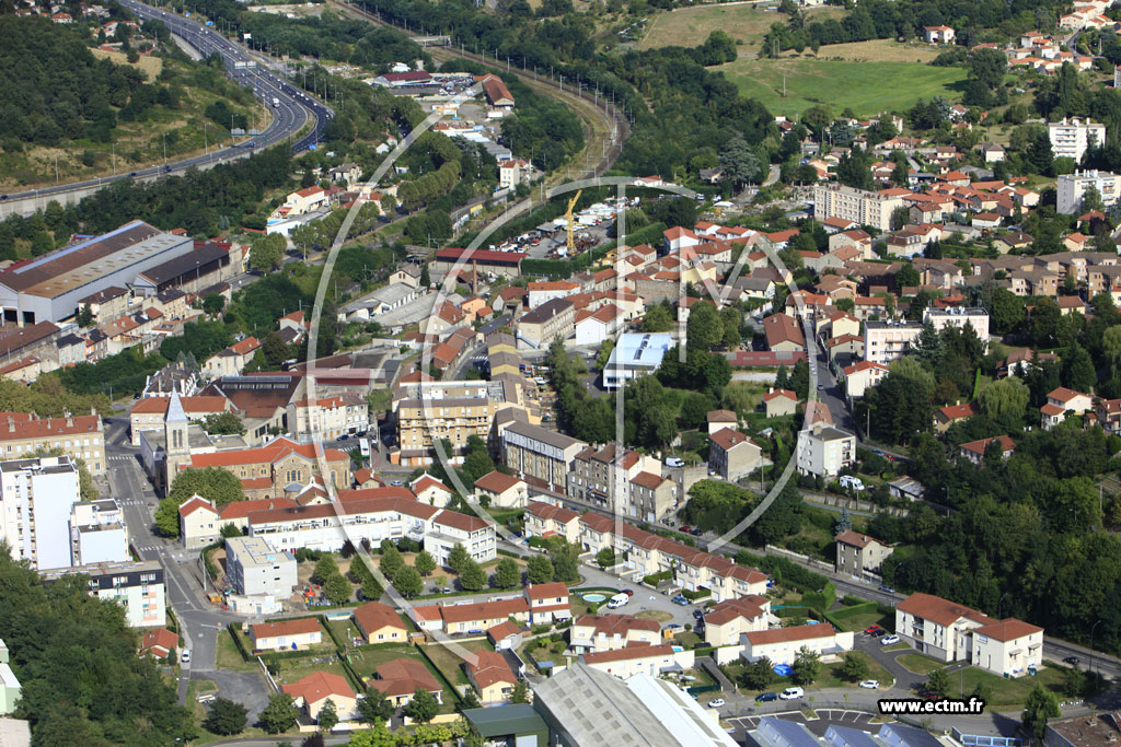 Photo arienne de Saint-Etienne (Terrenoire)