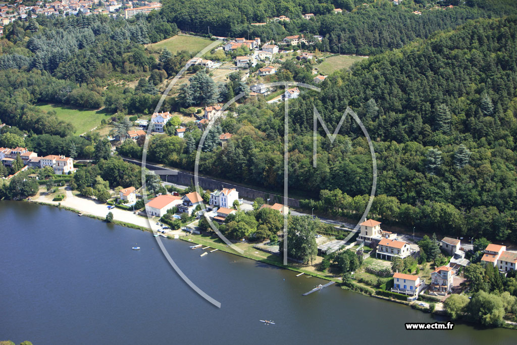 Photo arienne de Saint-Paul-en-Cornillon (Route des Gorges-Le Pertuiset)