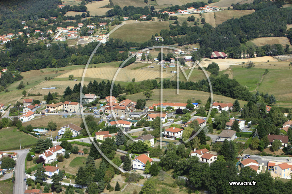 Photo arienne de Unieux (Le Plateau)