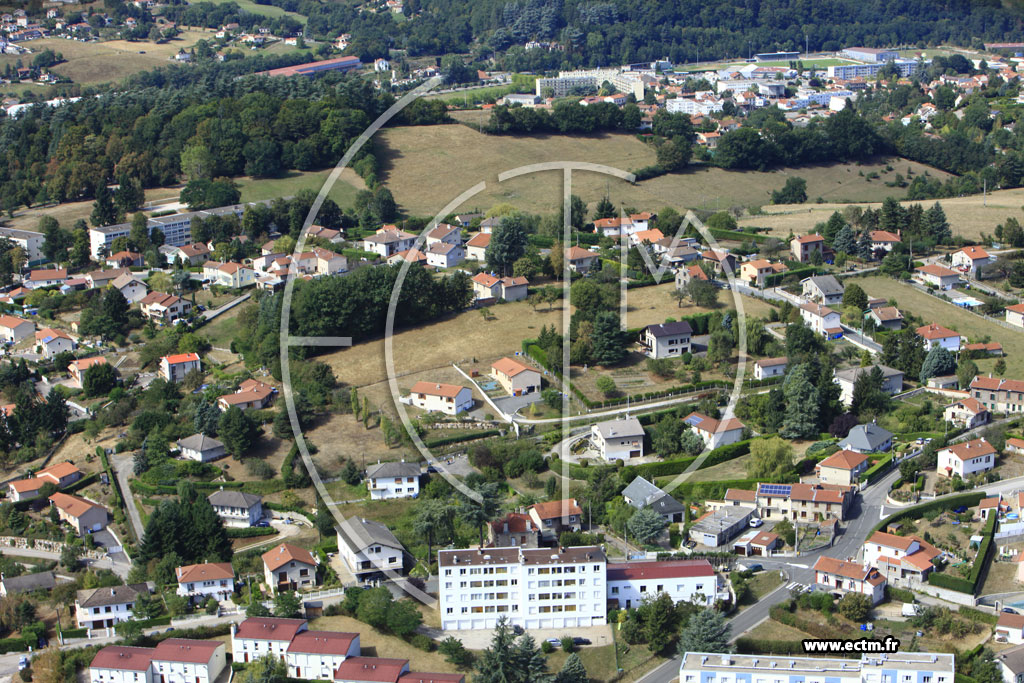 Photo arienne de Unieux (Le Raboin)