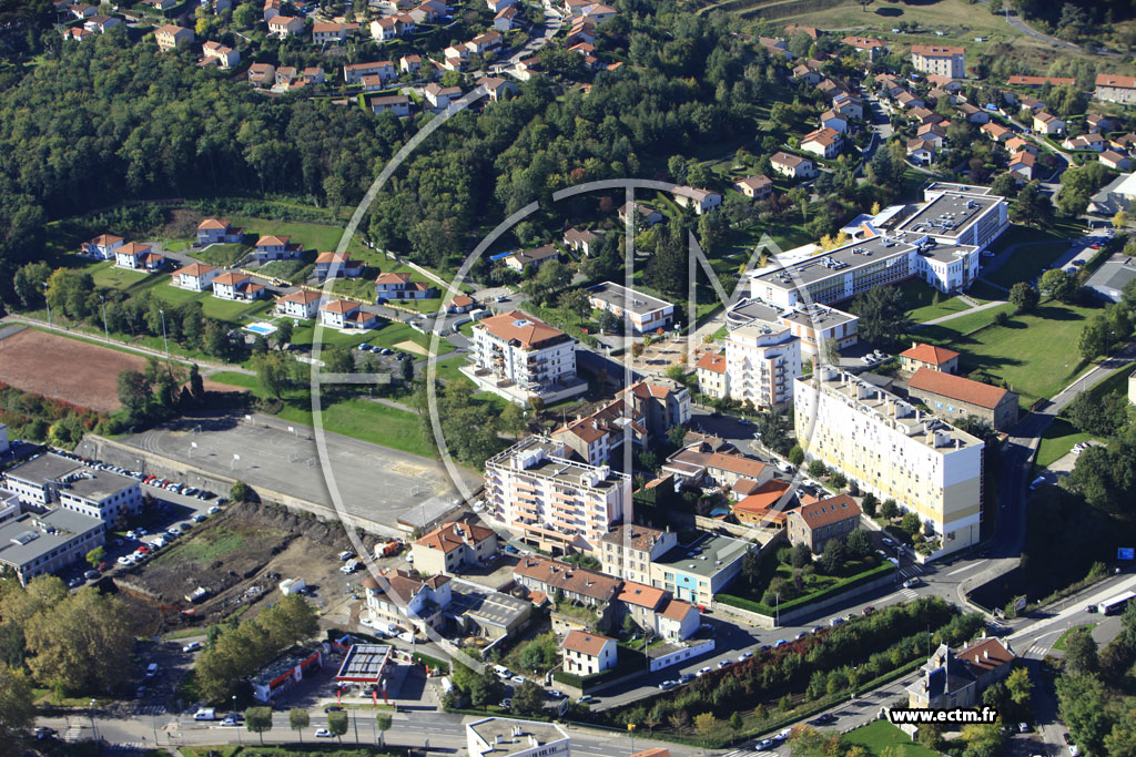 Photo arienne de Saint-Etienne (La Terrasse)