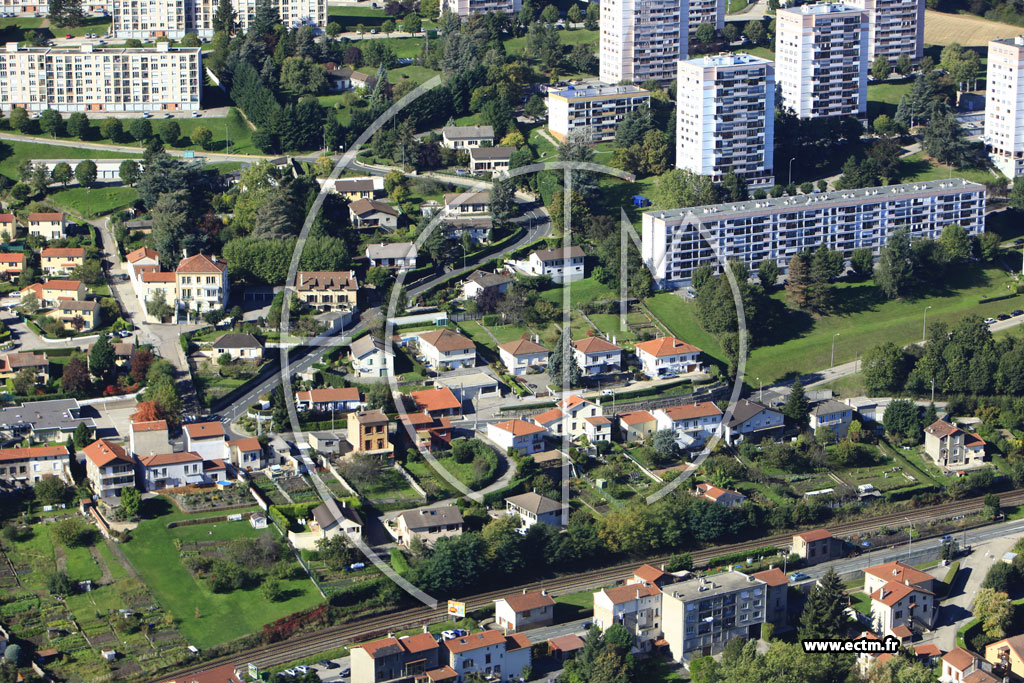 Photo arienne de Villars (Route du Plat Haut)