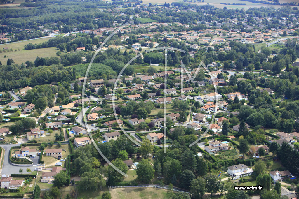 Photo arienne de Montmerle-sur-Sane (Lotissement Les Acacias)