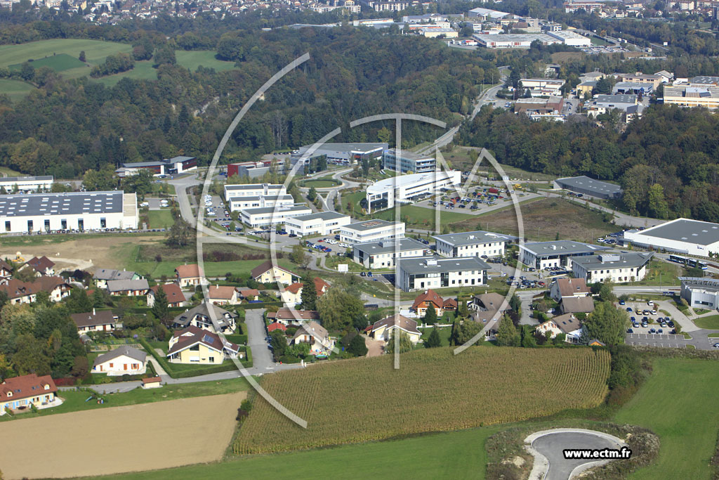 Photo arienne de Chavanod (Route de Cran-Gevrier)