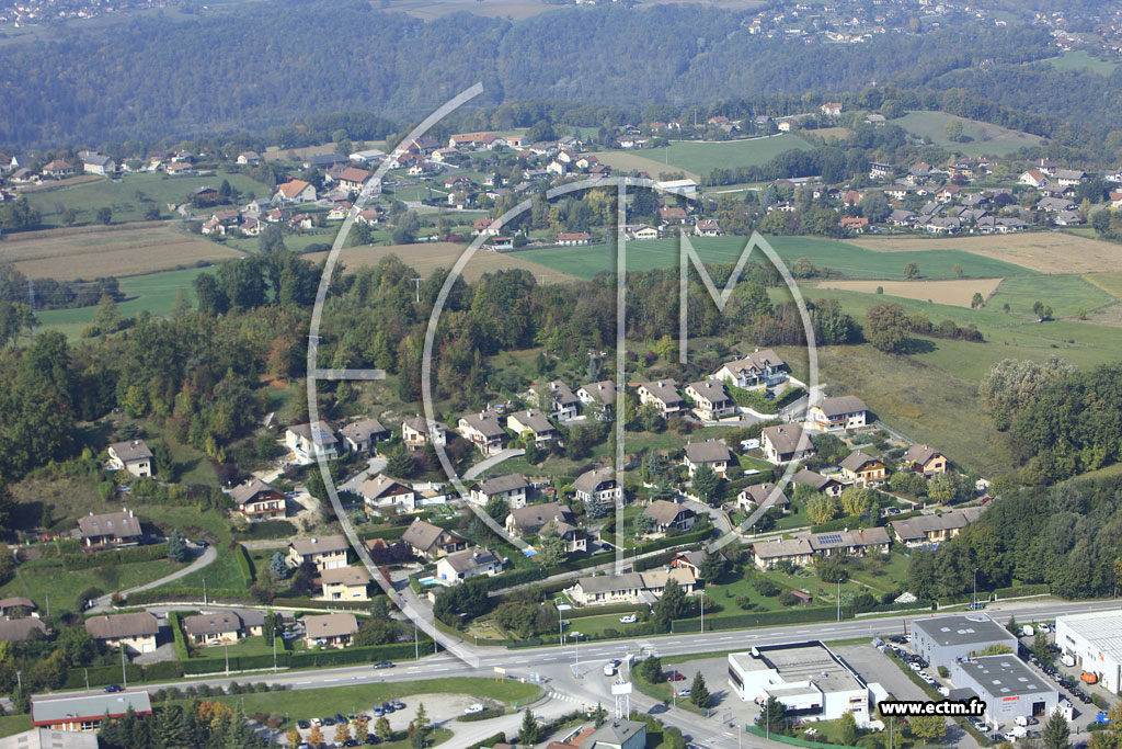 Photo arienne de Chavanod (Route des Hauts de Chavanod)