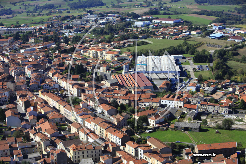 Photo arienne de Chazelles-sur-Lyon