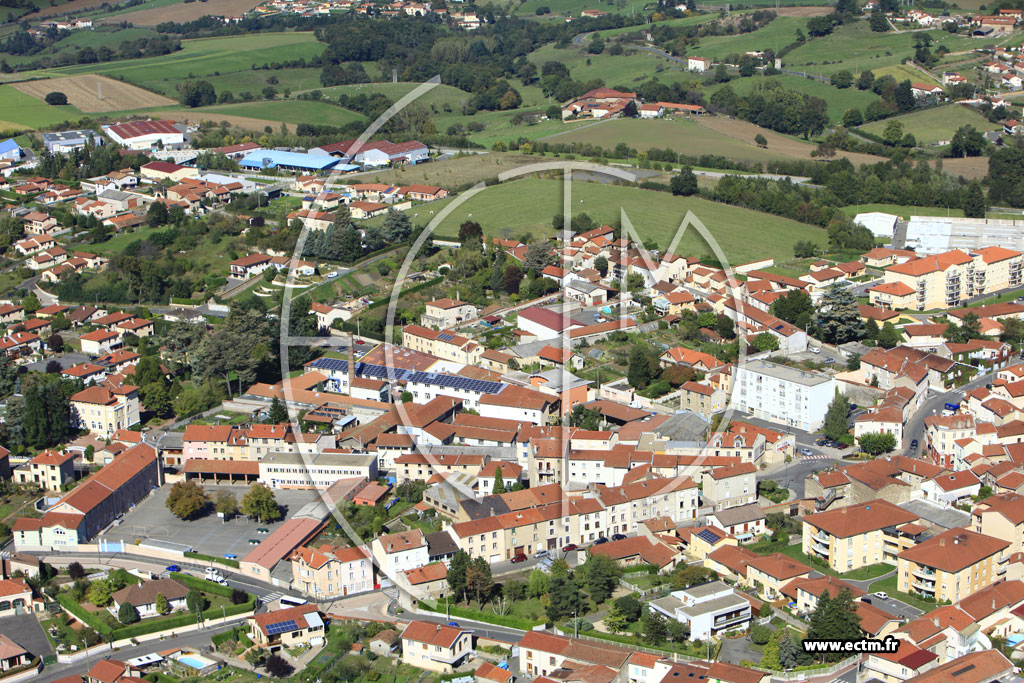 Photo arienne de Chazelles-sur-Lyon