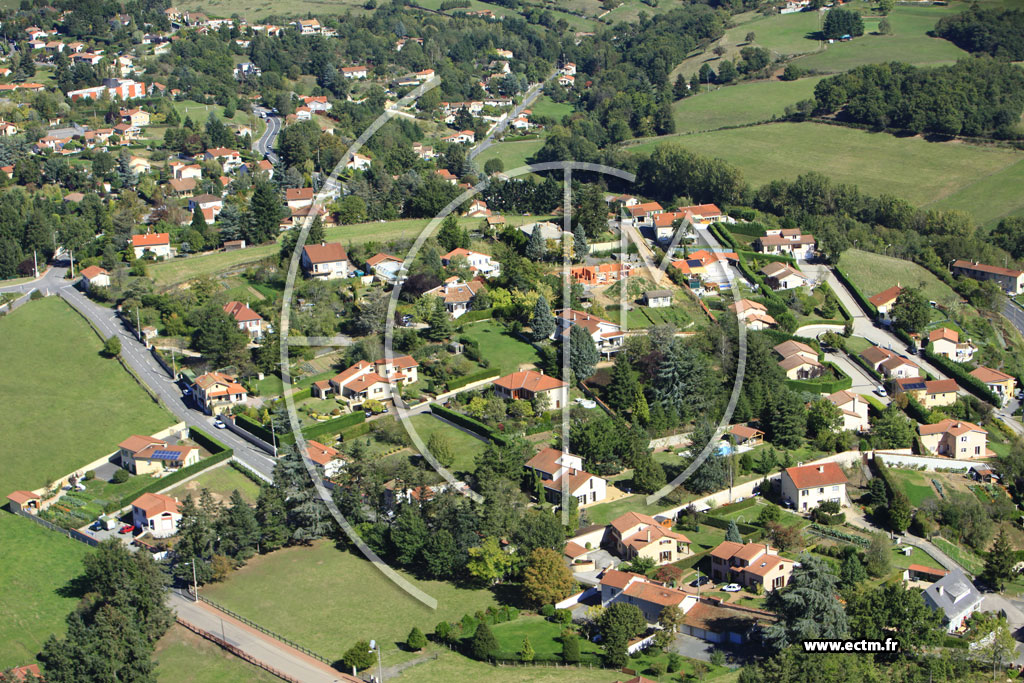 Photo arienne de Saint-Galmier