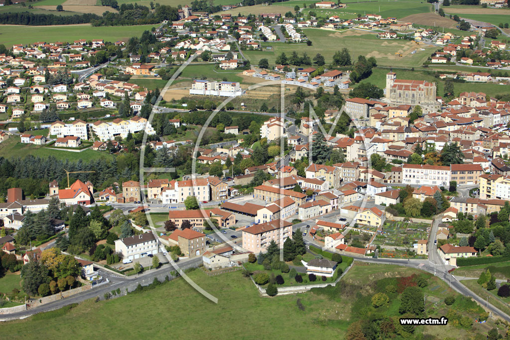 Photo arienne de Saint-Symphorien-sur-Coise