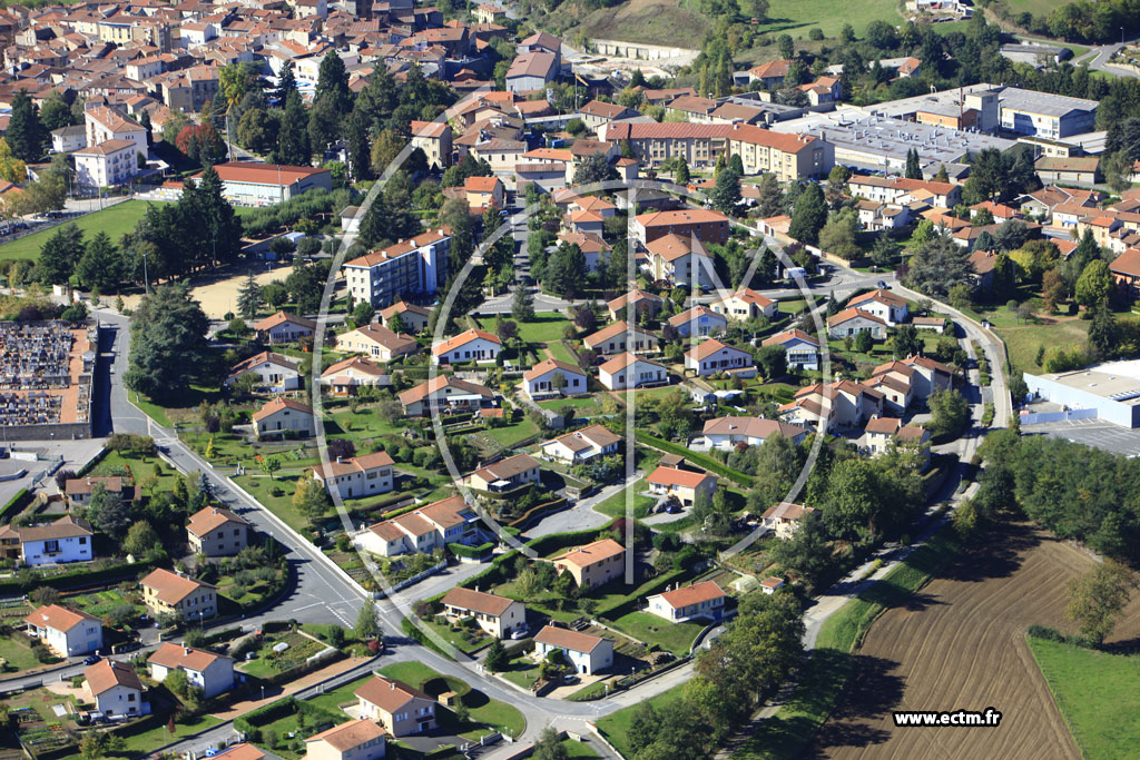 Photo arienne de Saint-Symphorien-sur-Coise