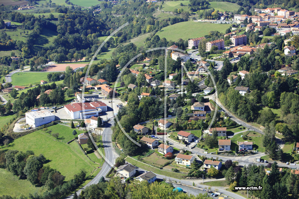 Photo arienne de Saint-Symphorien-sur-Coise