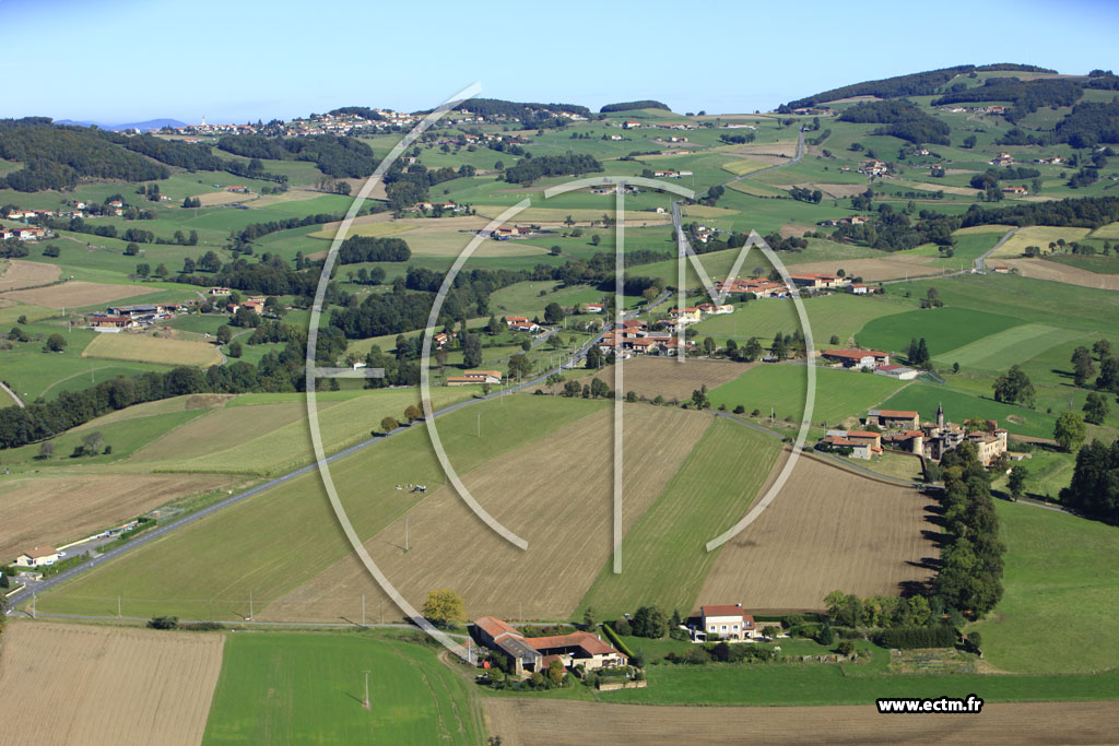 Photo arienne de Saint-Symphorien-sur-Coise