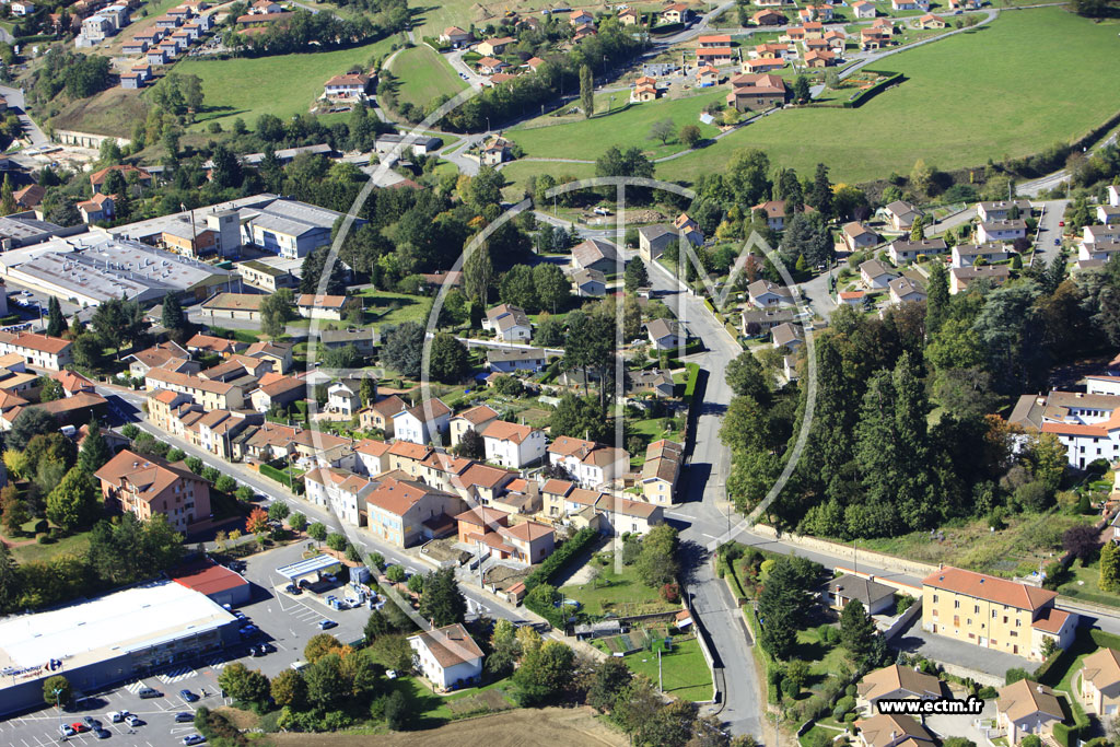 Photo arienne de Saint-Symphorien-sur-Coise