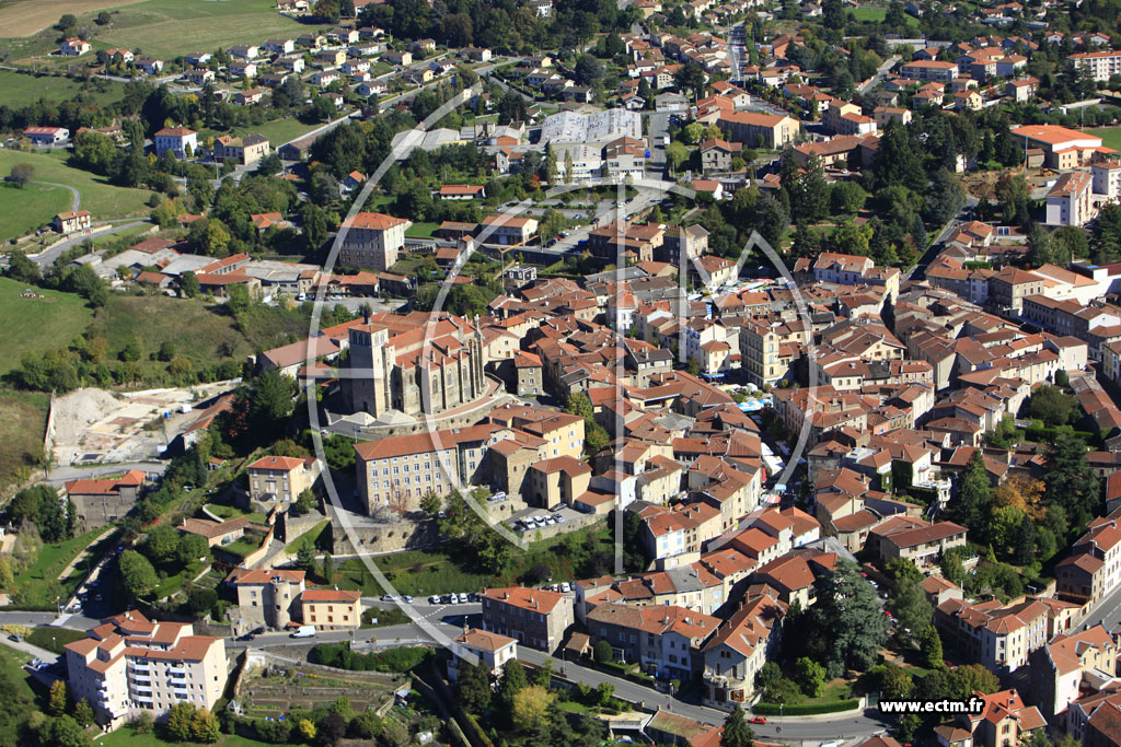 Photo arienne de Saint-Symphorien-sur-Coise