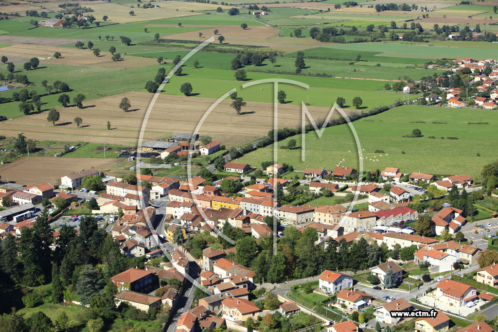 Photo arienne de Bellegarde-en-Forez