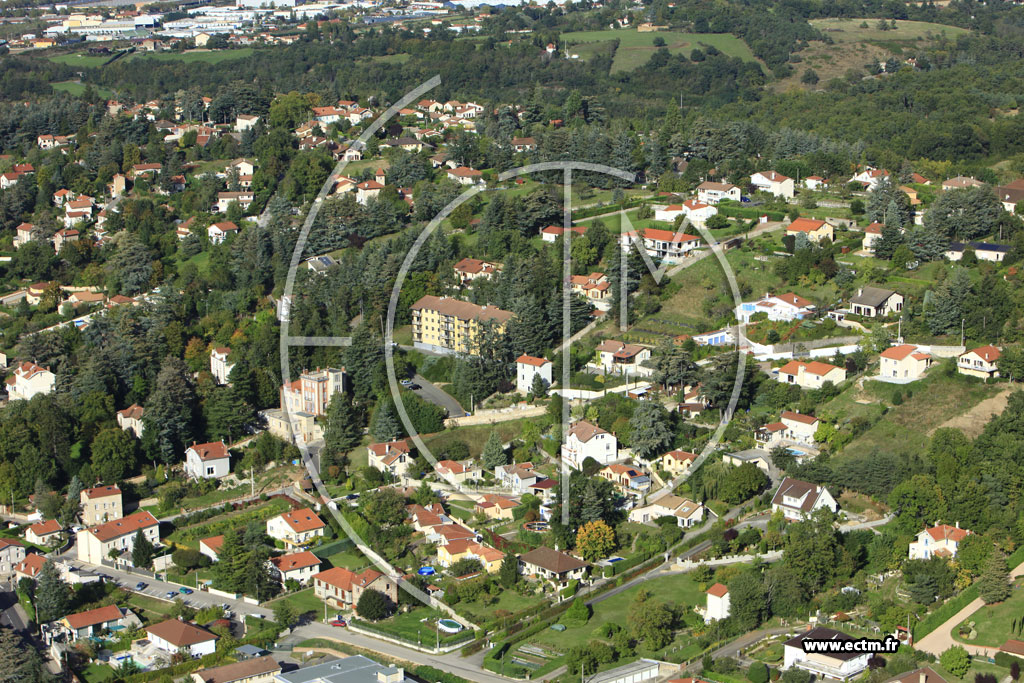 Photo arienne de Saint-Just-Saint-Rambert (Monte des Cottages)