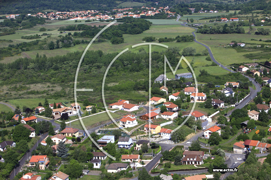 Photo arienne de Blanzat (Les Mauvaises)