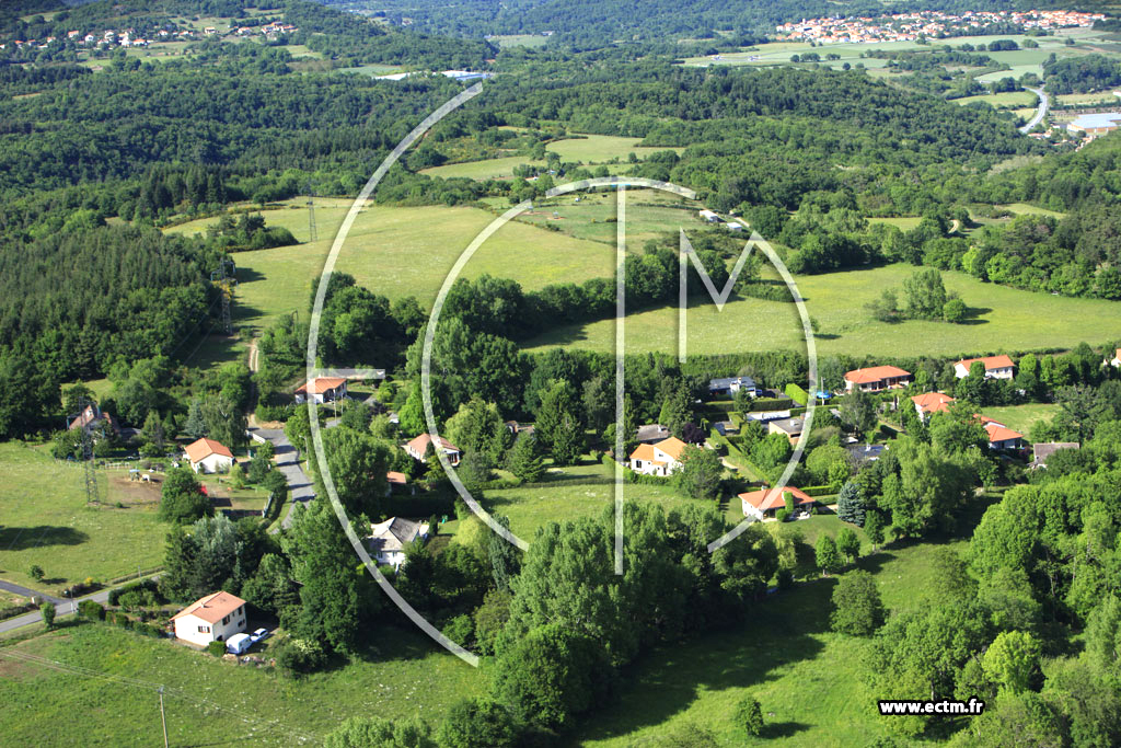 Photo arienne de Chanat-la-Mouteyre (L'Etang)