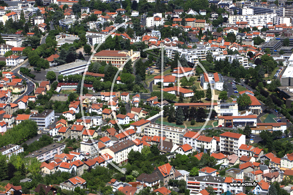 Photo arienne de Clermont-Ferrand (Quartier des Salins)