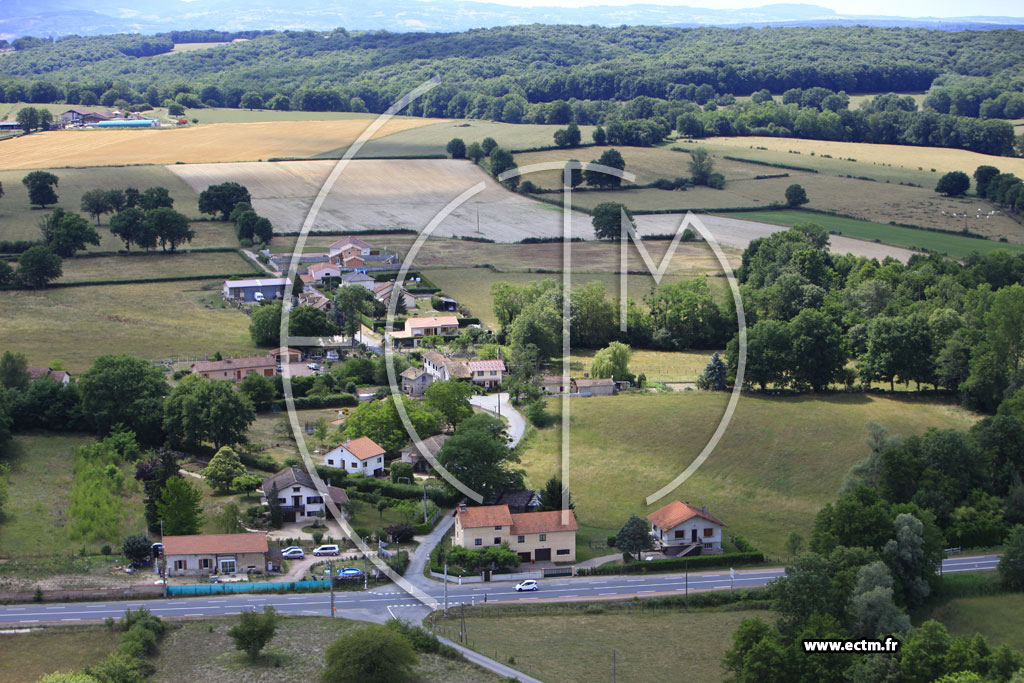 Photo arienne de Briennon (Maltaverne)