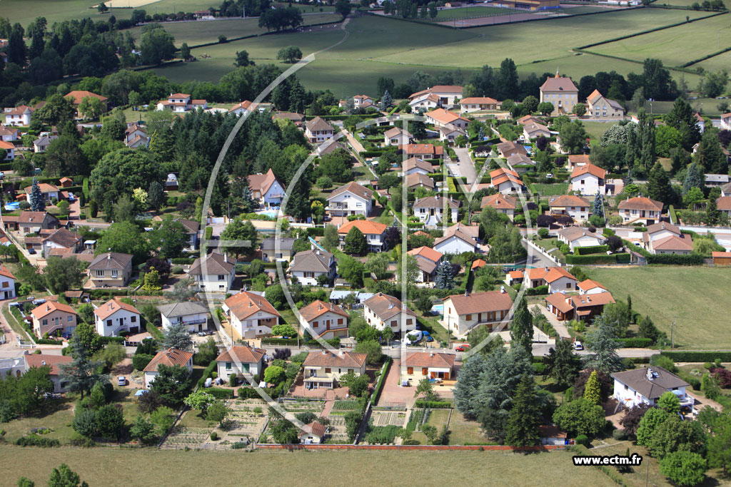 Photo arienne de Pouilly-sous-Charlieu