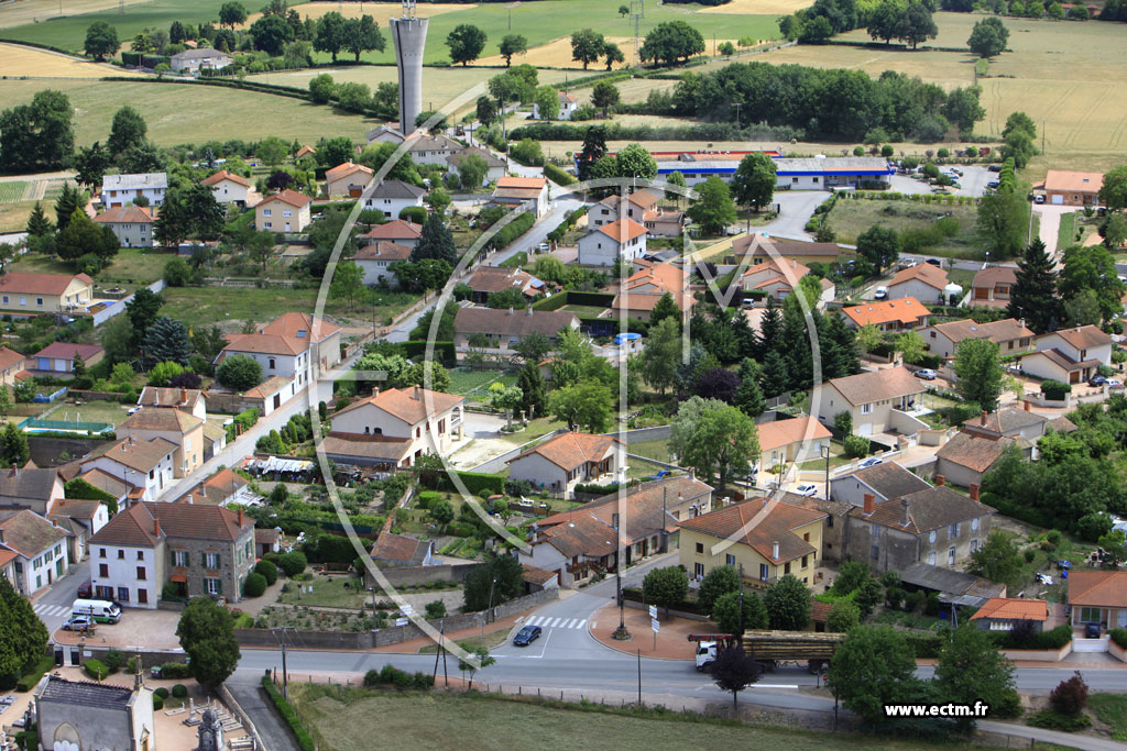 Photo arienne de Saint-Germain-Lespinasse