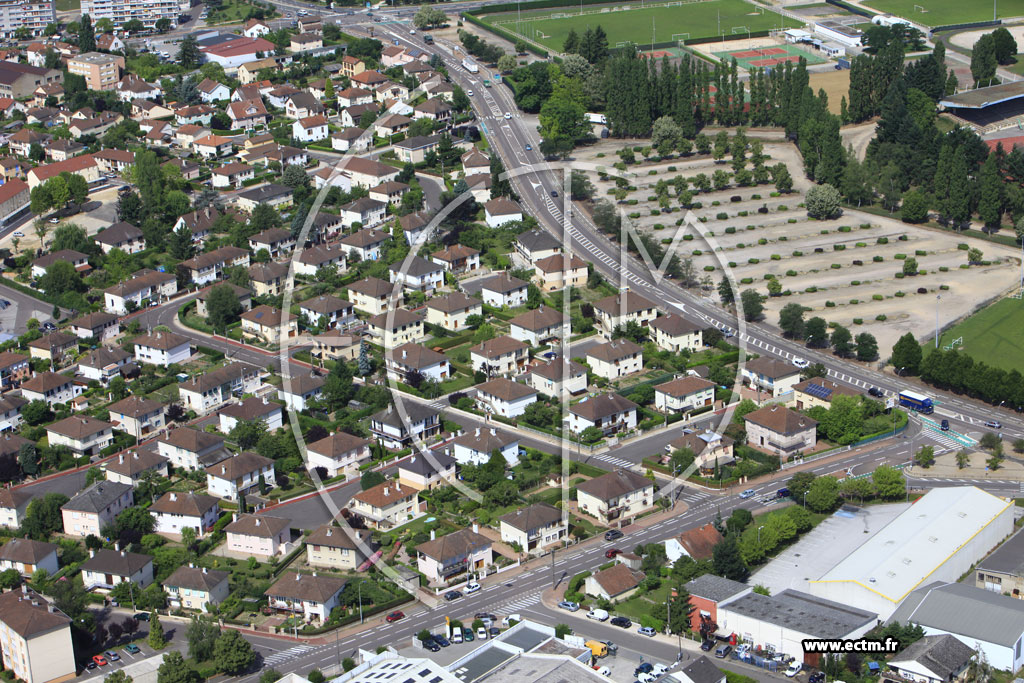 Photo arienne de Chalon-sur-Sane (Quartier Boucicaut)