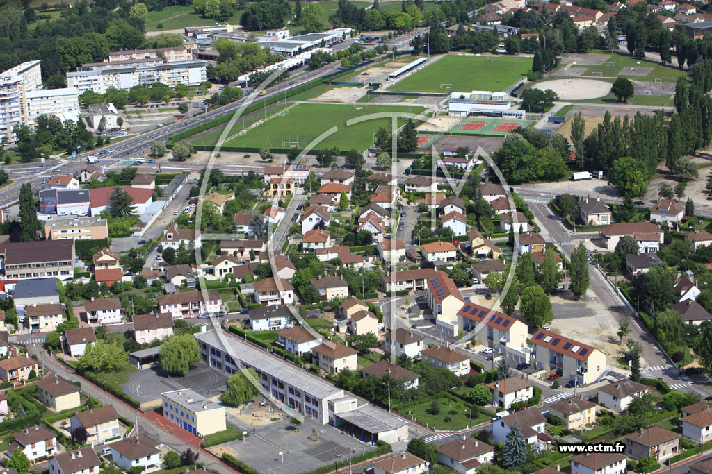 Photo arienne de Chalon-sur-Sane (Quartier Boucicaut)