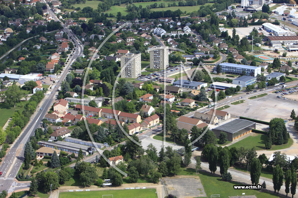 Photo arienne de Chalon-sur-Sane (Quartier Boucicaut)