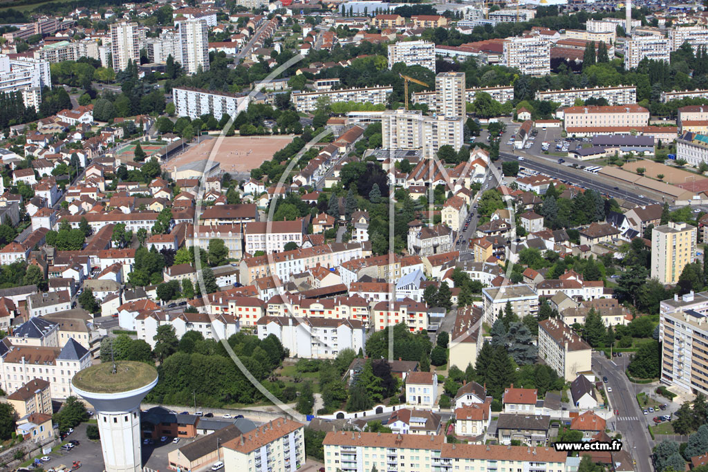 Photo arienne de Chalon-sur-Sane (Quartier des Aubpins)