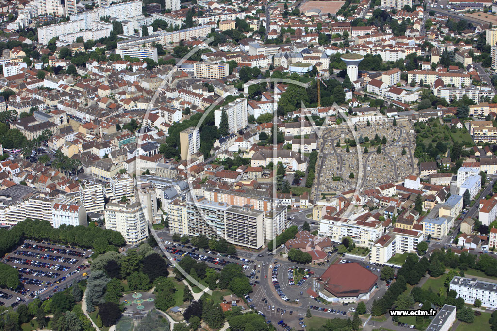 Photo arienne de Chalon-sur-Sane (Quartier Saint Jean des Vignes)