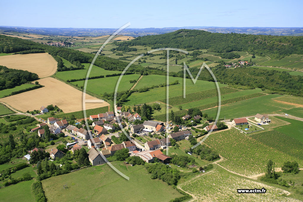 Photo arienne de Chassey-le-Camp (Nantoux)