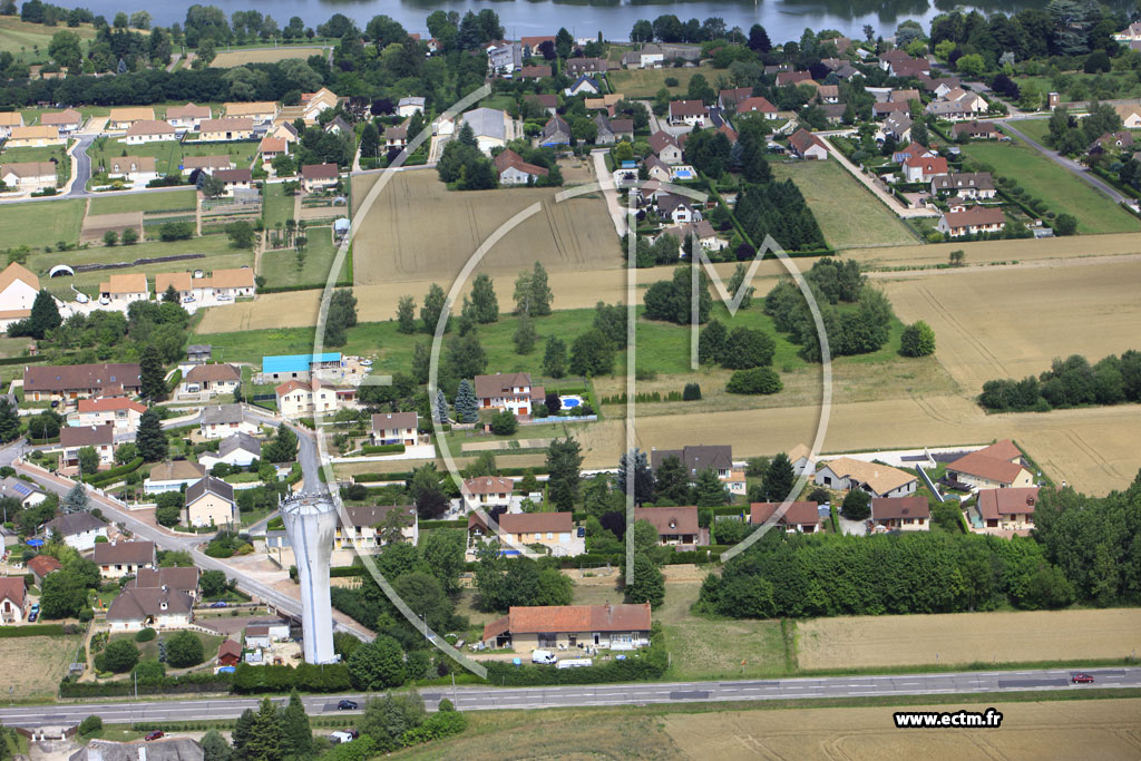 Photo arienne de Chtenoy-en-Bresse