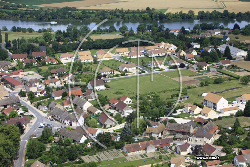 Photo arienne de Chtenoy-en-Bresse