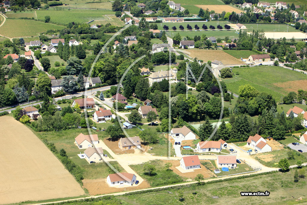 Photo arienne de Givry