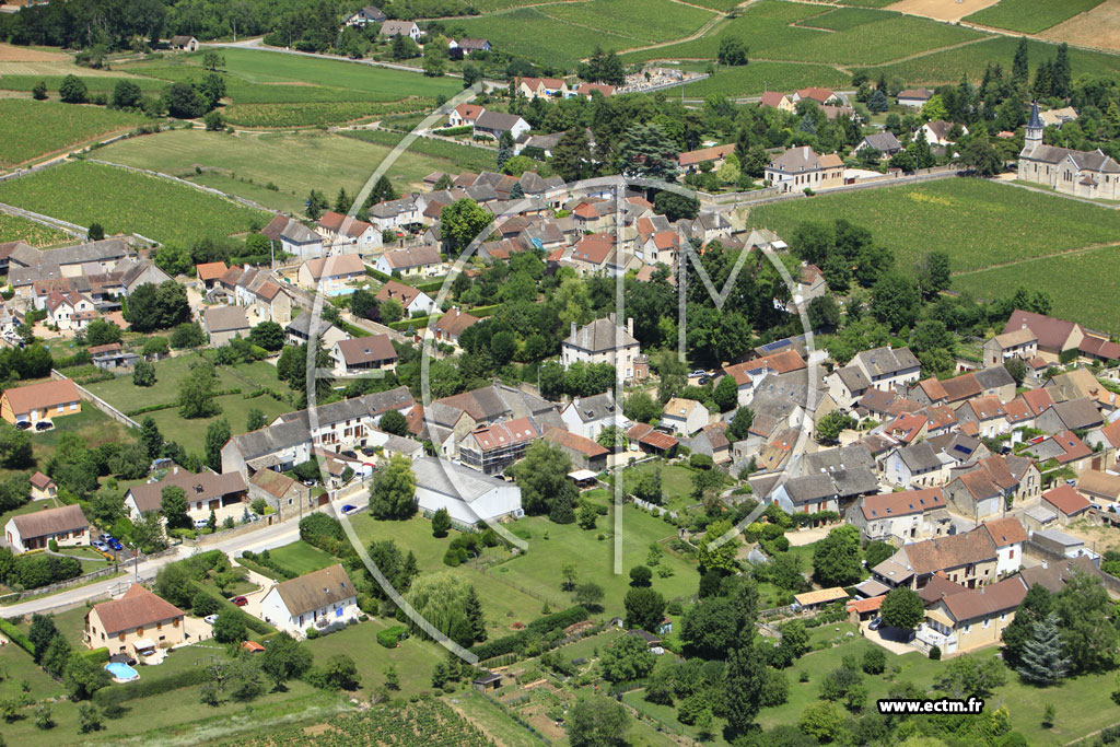 Photo arienne de Givry (Poncey)