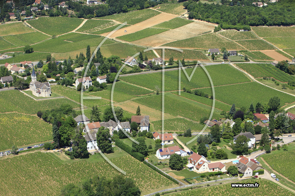 Photo arienne de Givry (Poncey)