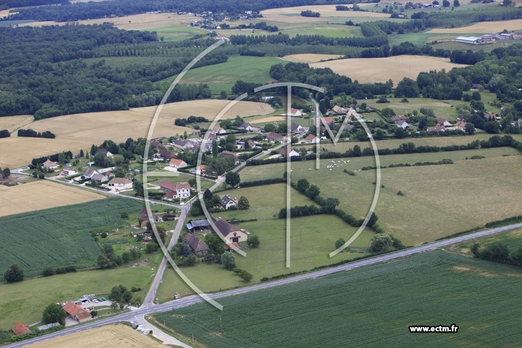 Photo arienne de L'Abergement-Sainte-Colombe (Villargeau)